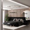 Миниатюра фото подвесная люстра arte lamp vincent a7790sp-24bk | 220svet.ru